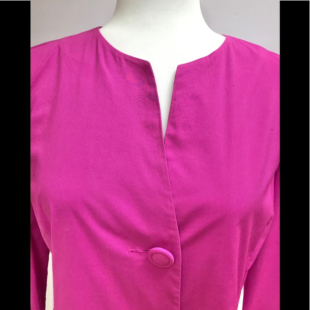 Talbots Single Breasted Stretch 3 Button Blazer - image 2